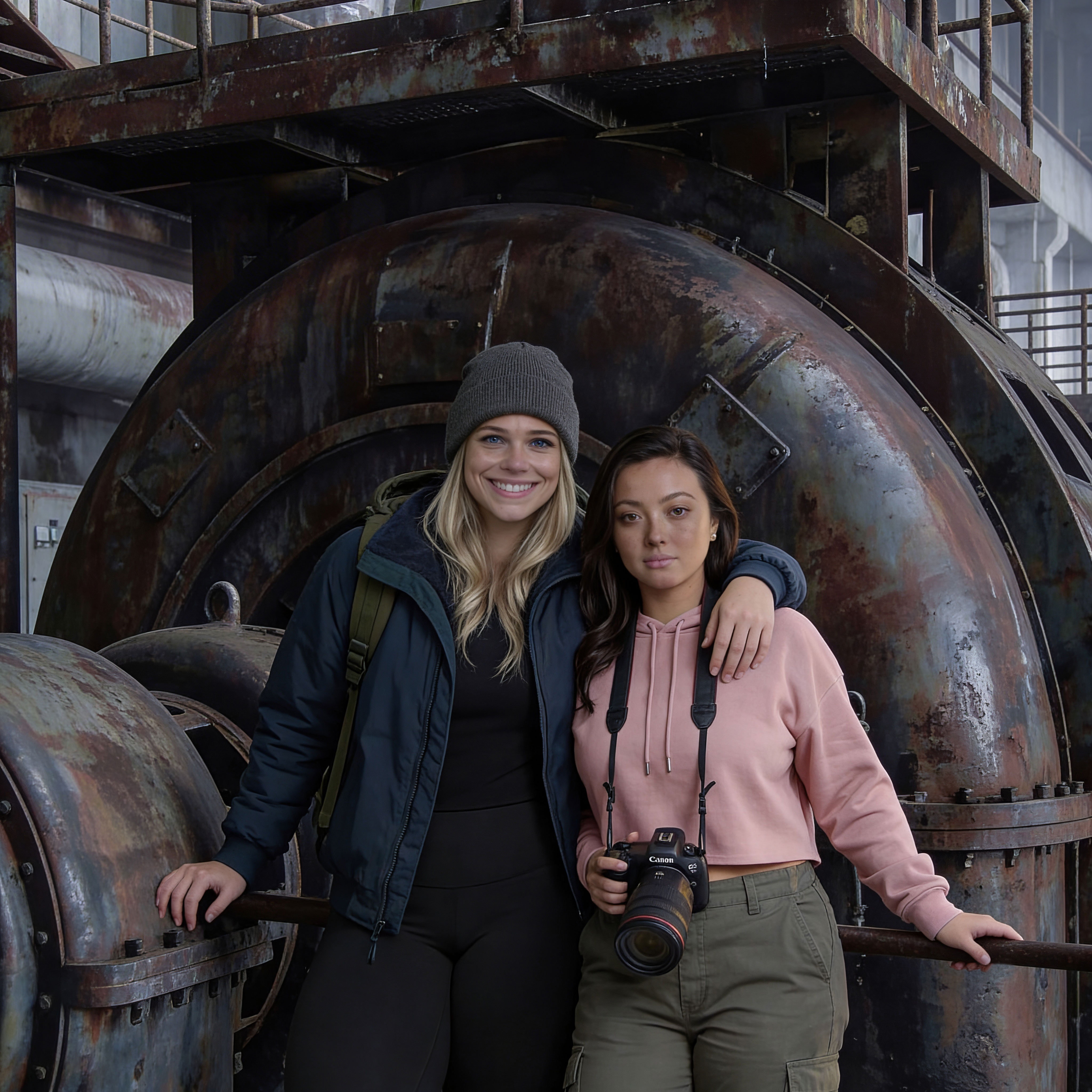 Linnea hiking a mountain trail